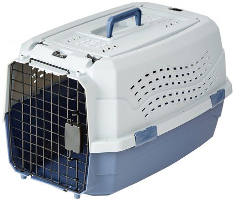 AmazonBasics Two-Door Top-Load Pet Kennel