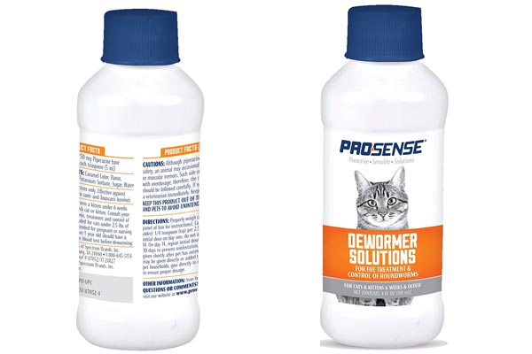 Pro-Sense Liquid Dewormer Solutions For Cats