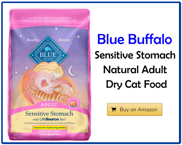 Blue Buffalo Sensitive Stomach Cat Food Ingredients