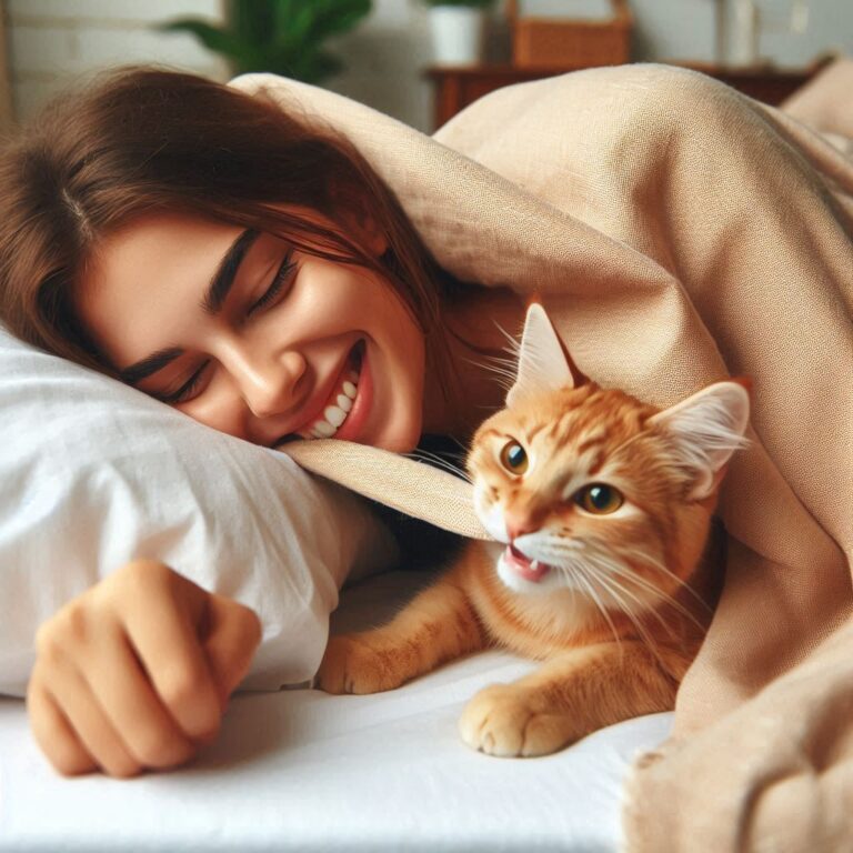 Why Does My Cat Bite Me When I Sleep 2