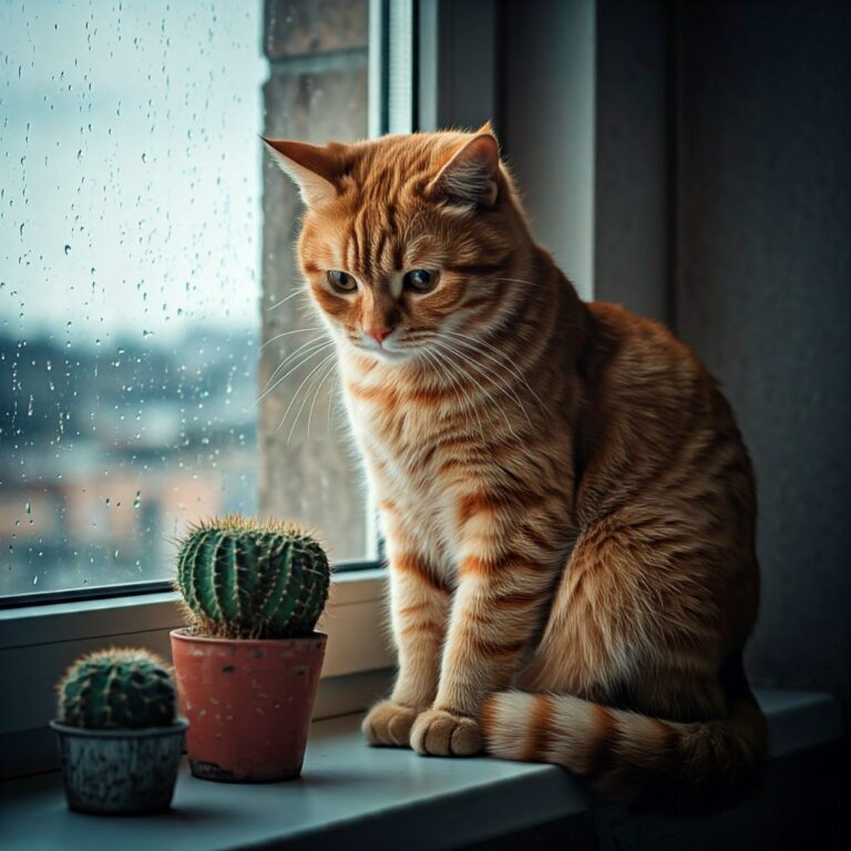 Sick and Sad Cat
