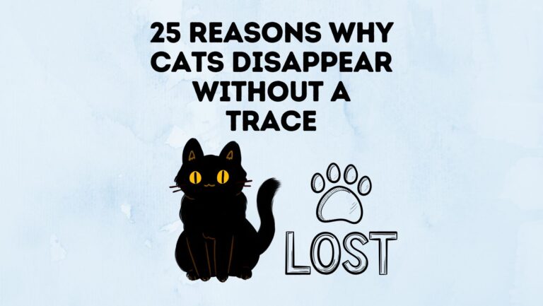 25 Reasons Why Cats Disappear Without A Trace