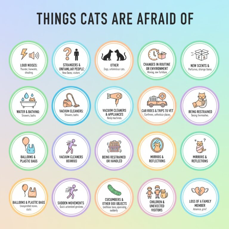 Things Cats Are Afraid Of
