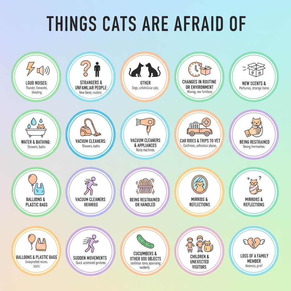 Things Cats Are Afraid Of