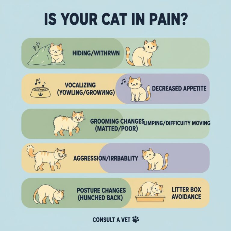 cat in pain signs