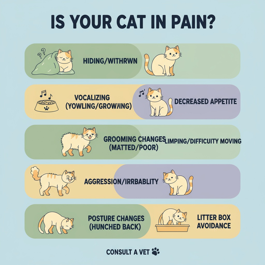 cat in pain signs
