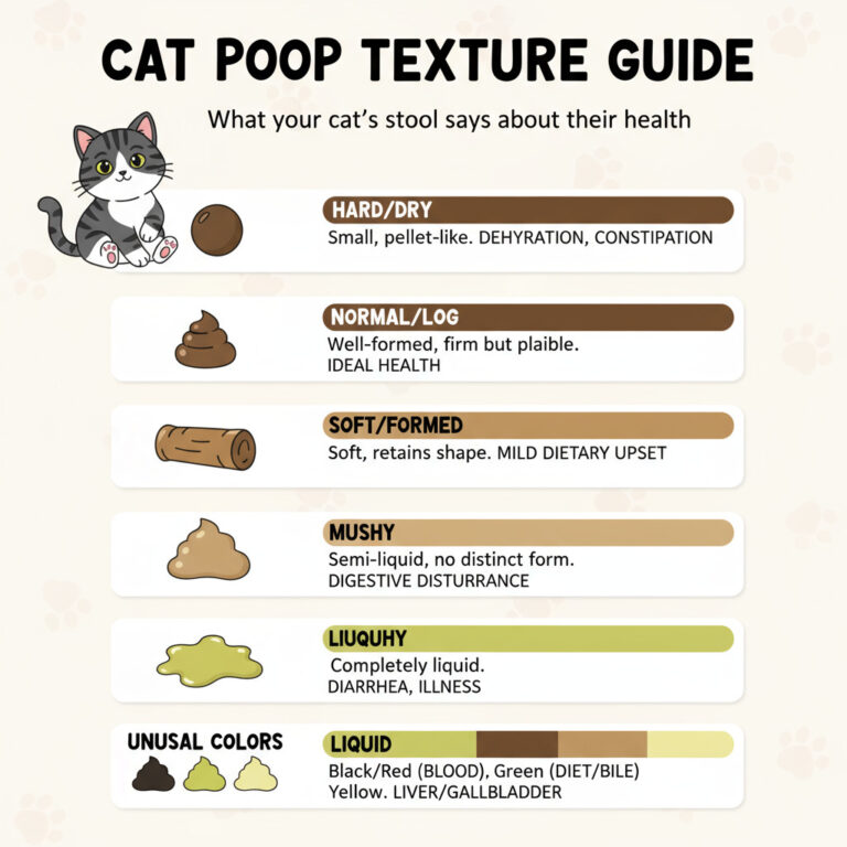 cat poop textures