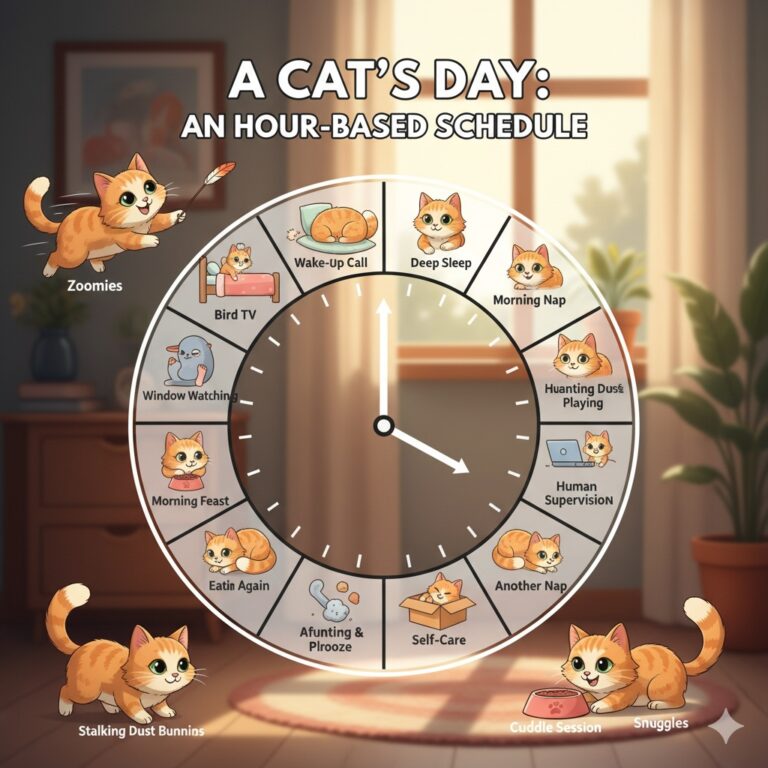 How Cats Spend Daily Hours Time