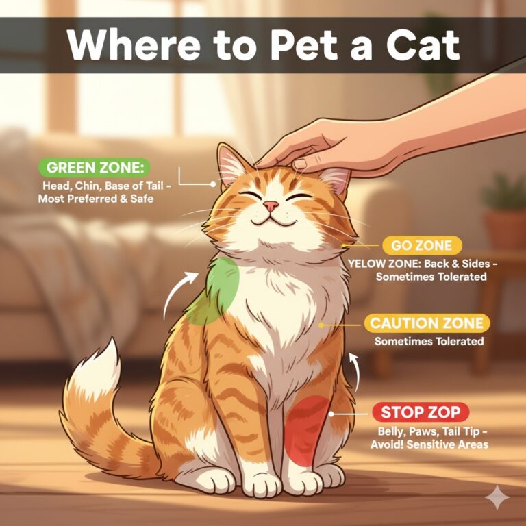 zones to pet a cat
