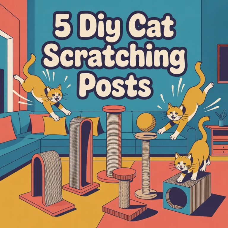 5 DIY Cat Scratching Posts