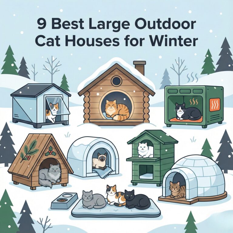 Best Large Outdoor Cat Houses for Winter