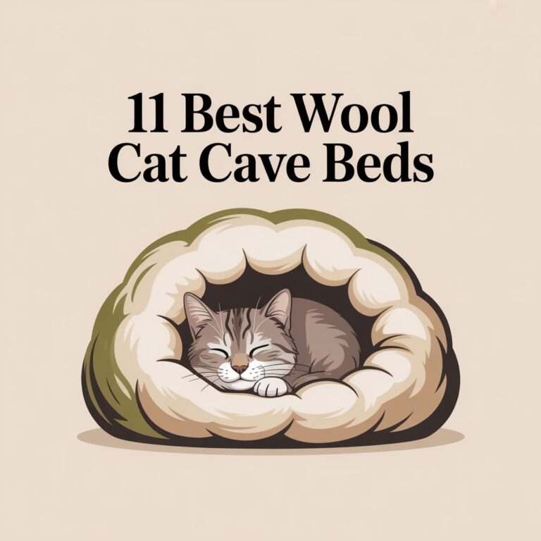 best wool cat cave beds