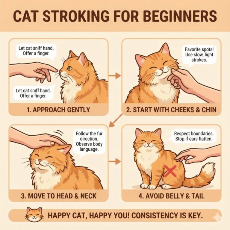 cat stroking for beginners