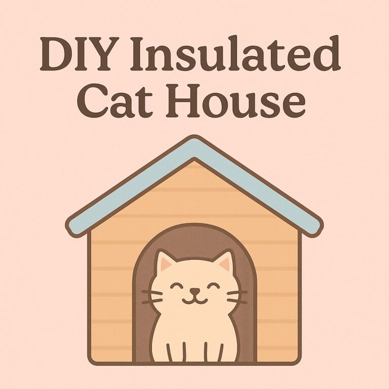 diy cat insulated houses