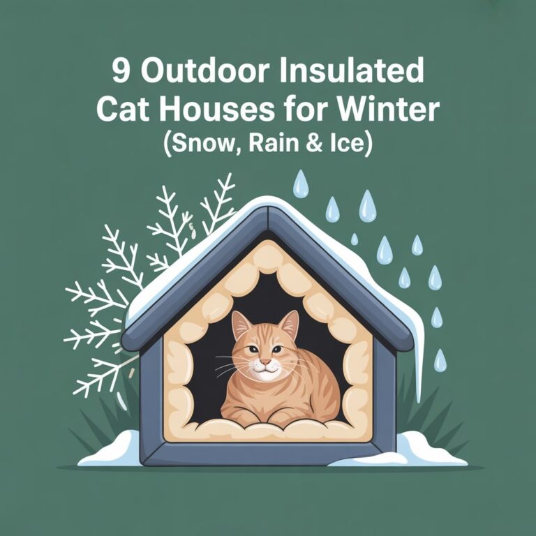 outdoor insulated cat houses for winter