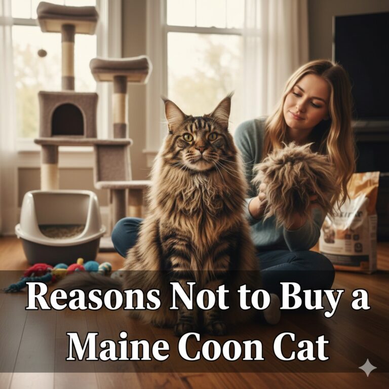reasons not to buy mainecoon cat