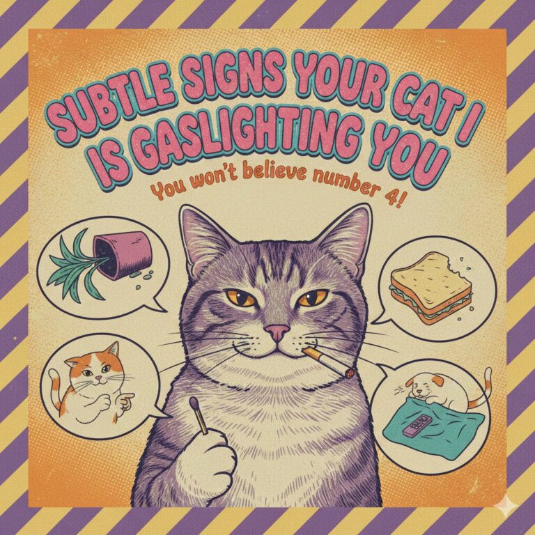 subtle signs your cat is gaslighting you