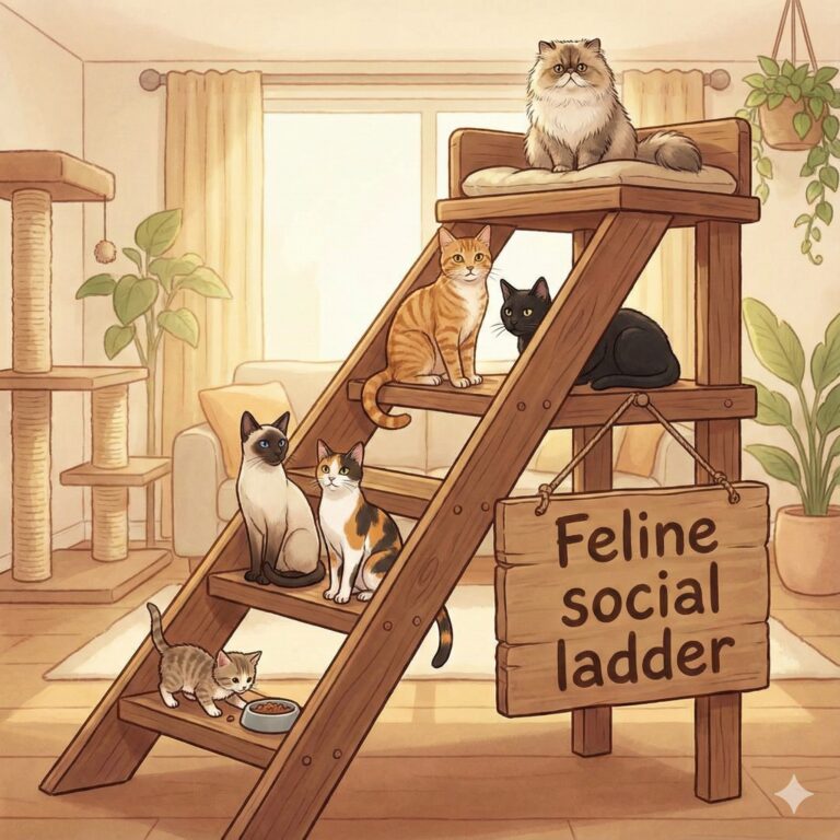 cat and feline social ladder