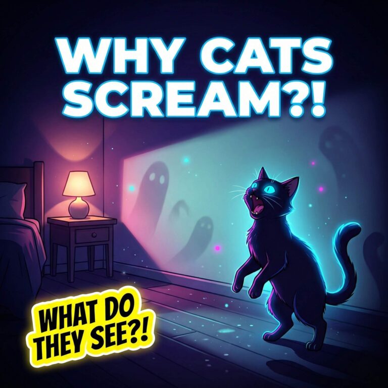 cats scream at walls