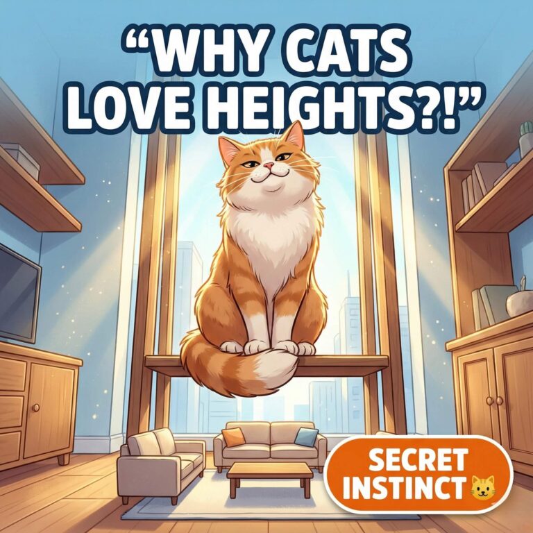cats prefer high places