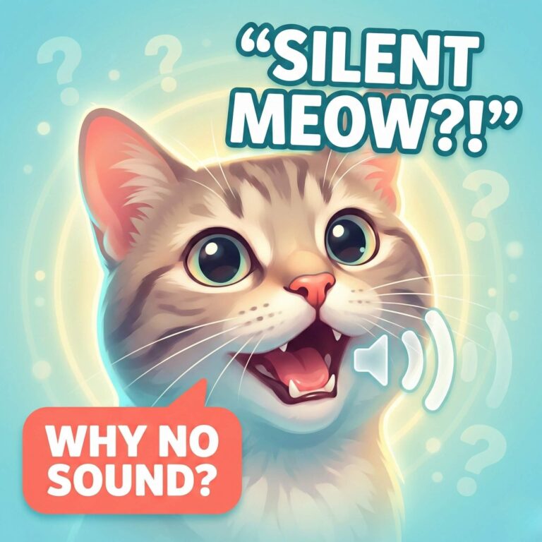 cats silent meow