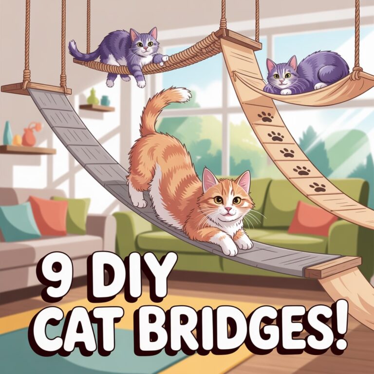 diy cat bridge ideas