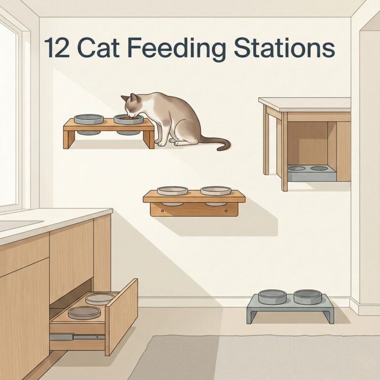diy cat feeding station ideas guide