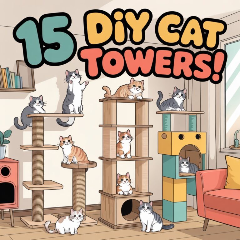 diy cat tower ideas