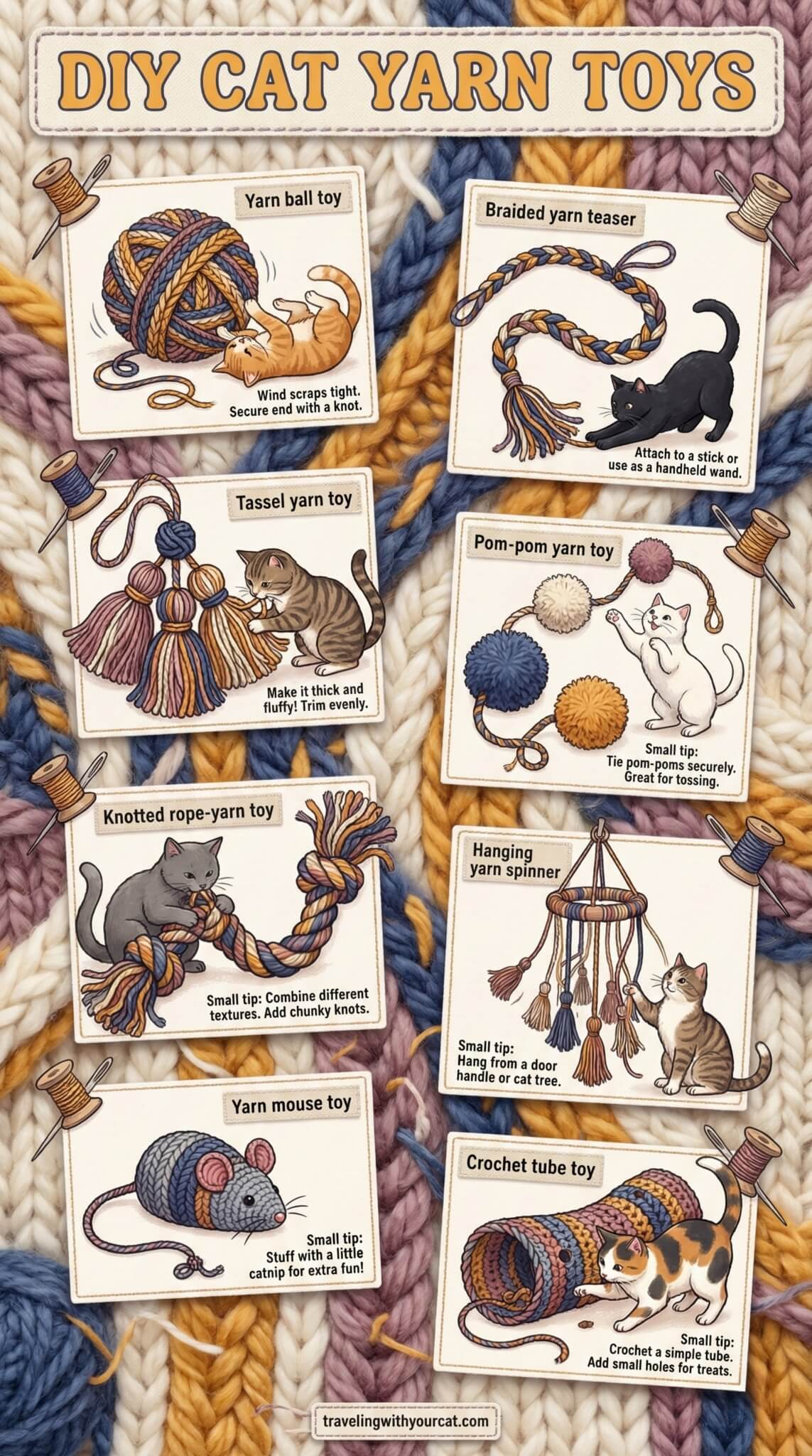 diy cat yarn ideas