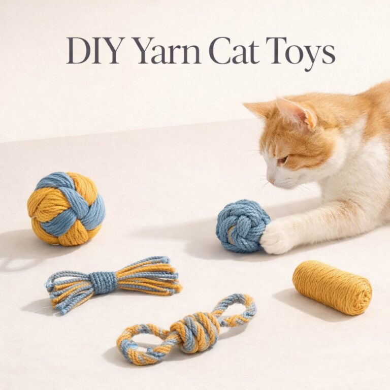 diy cat yarn toys guide
