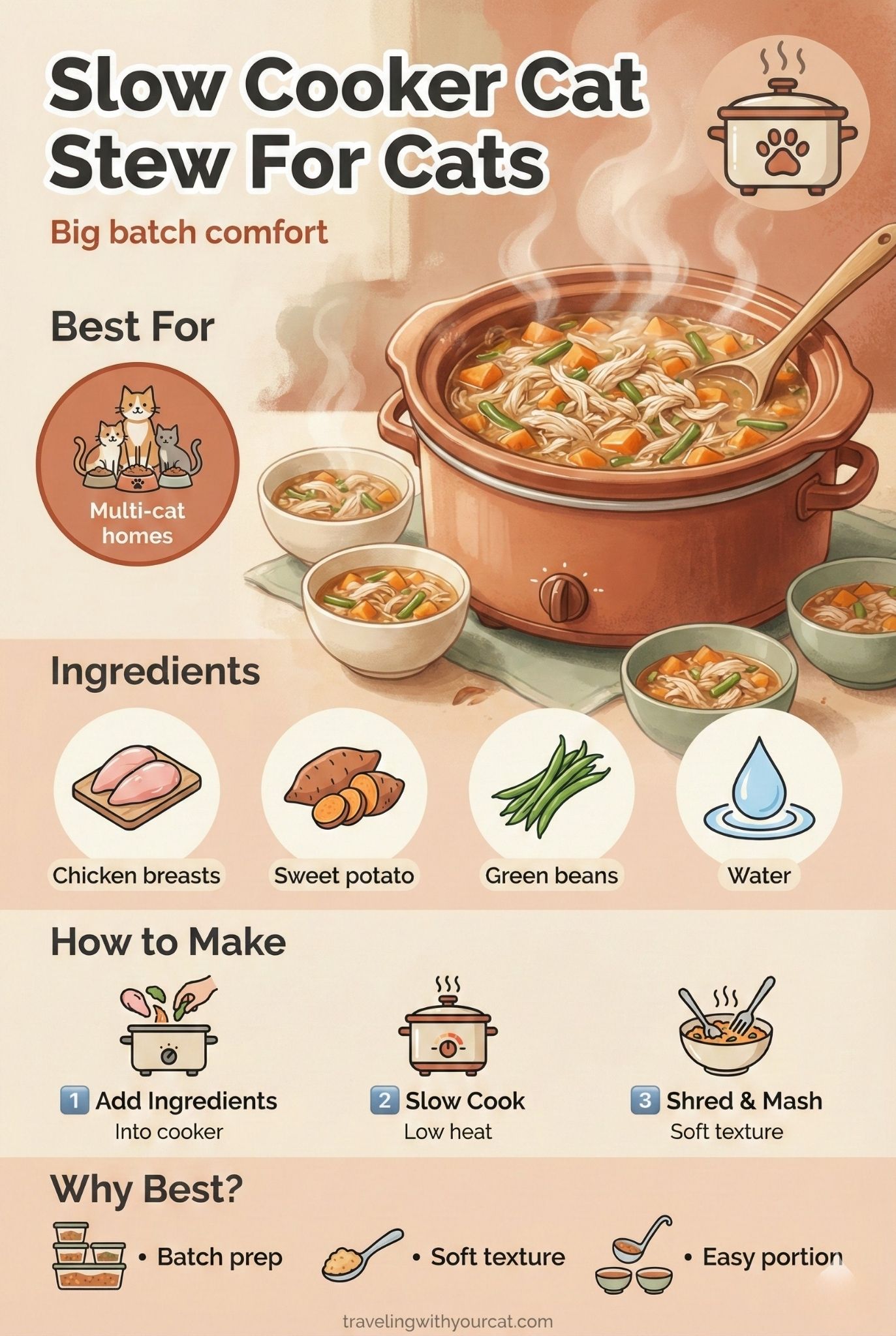 diy slow cooker cat stew for cat