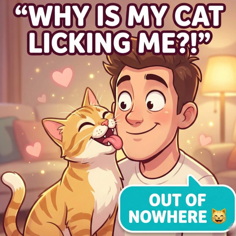 why cats groom you suddenly