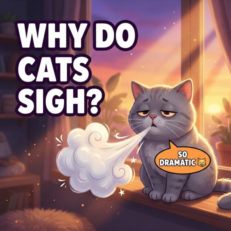 why do cats sigh