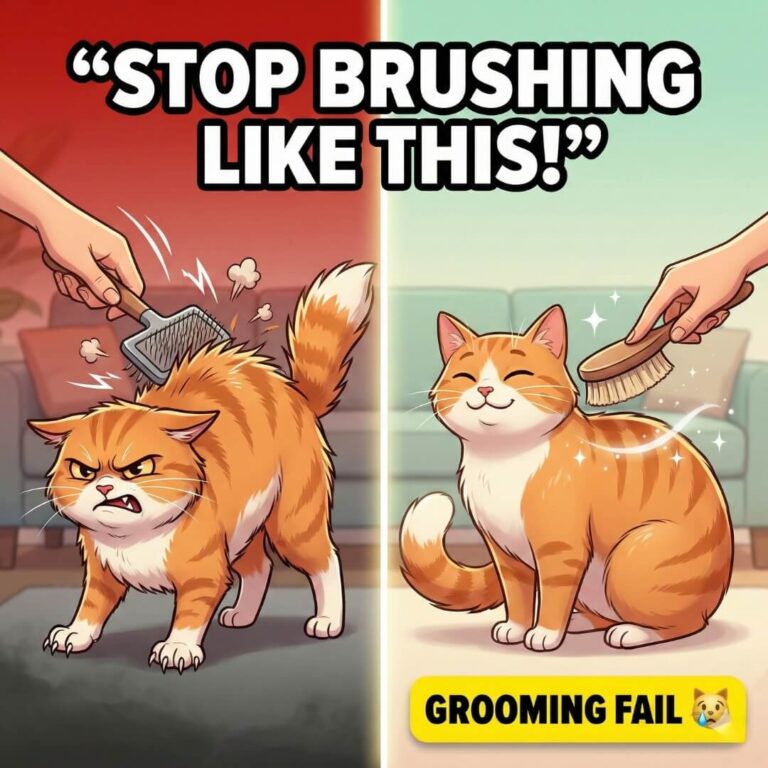 brushing mistakes cat owners make