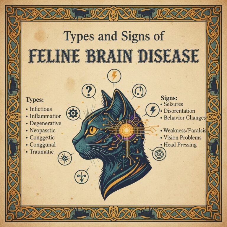 Types and Signs of Feline Brain Disease