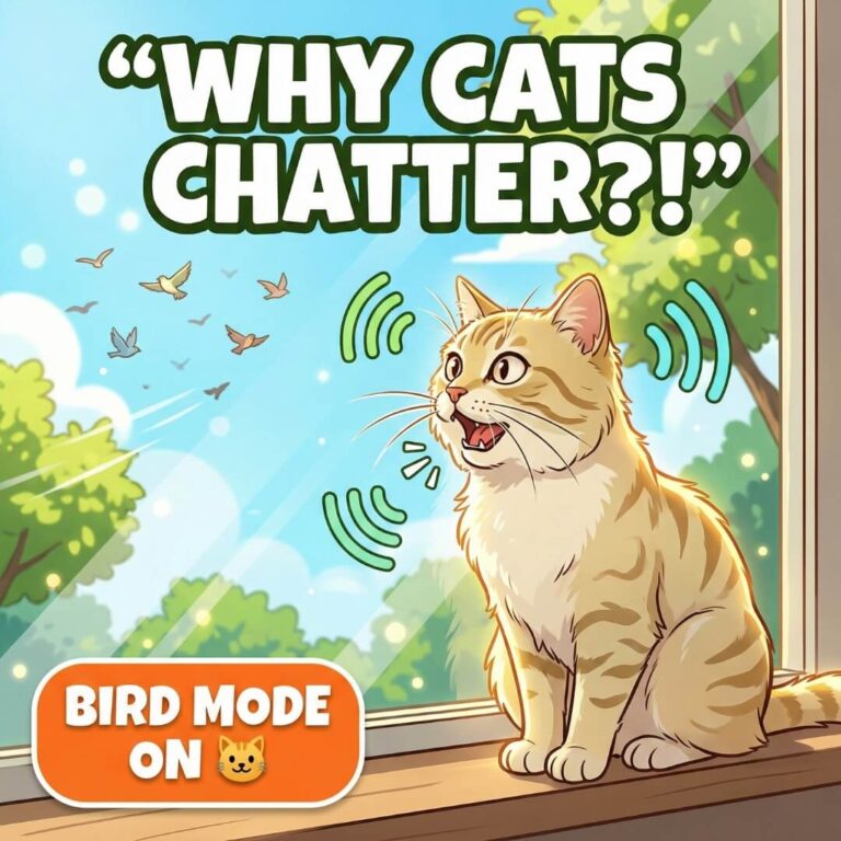 why cats chatter at birds